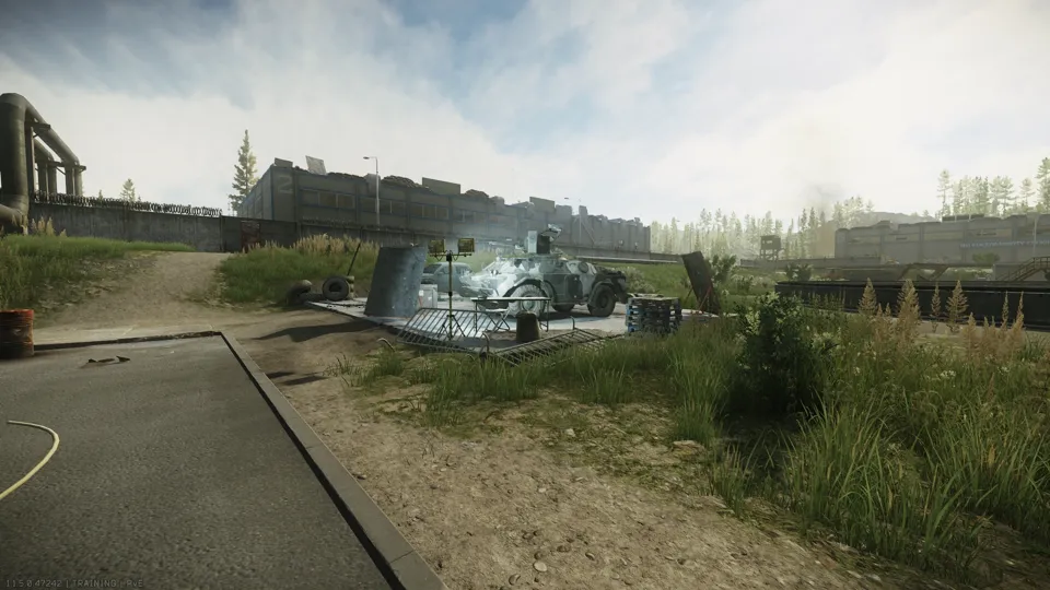 Northern BRDM position