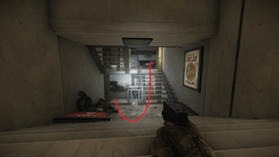 Way to the third floor
