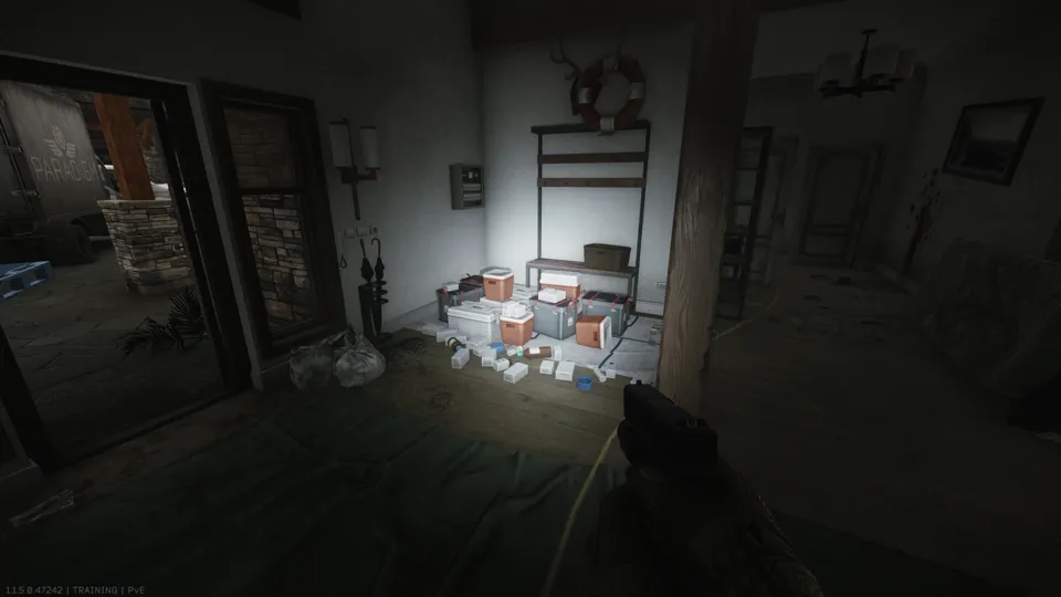 The guest hall supplies