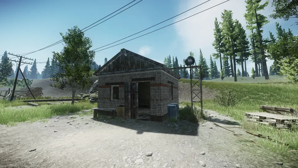 The sawmill guardhouse