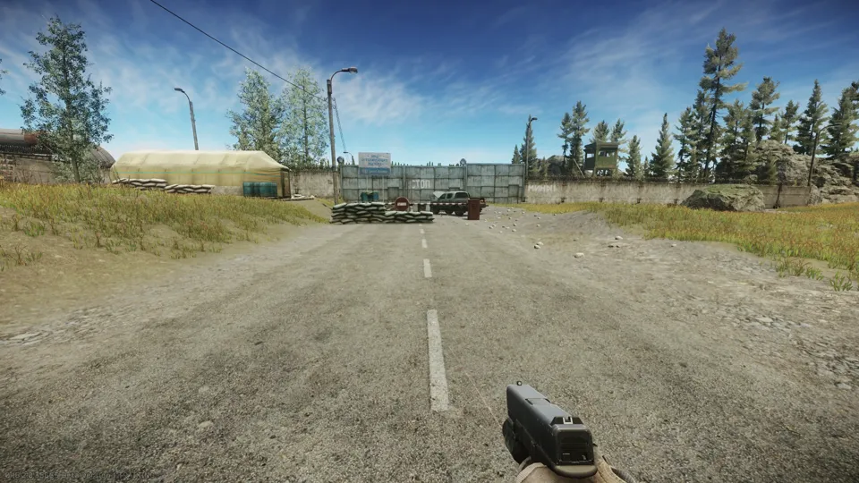 The transit to Customs